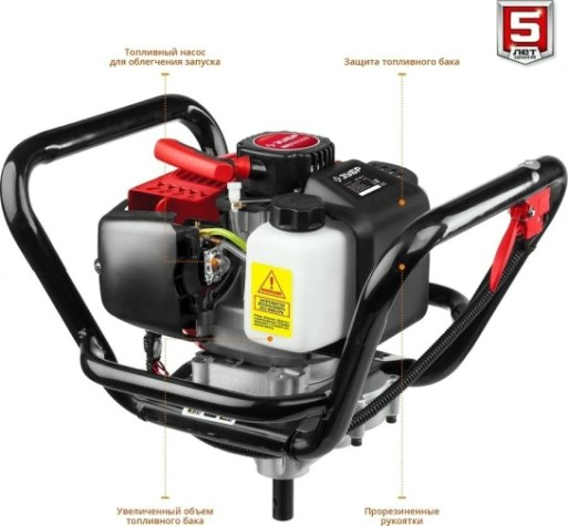 Бензобур ЗУБР МБ1-200Н [МБ1-200 Н]