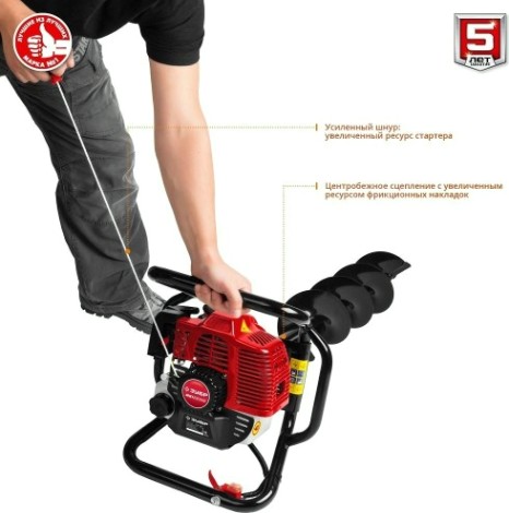 Бензобур ЗУБР МБ1-200Н [МБ1-200 Н]