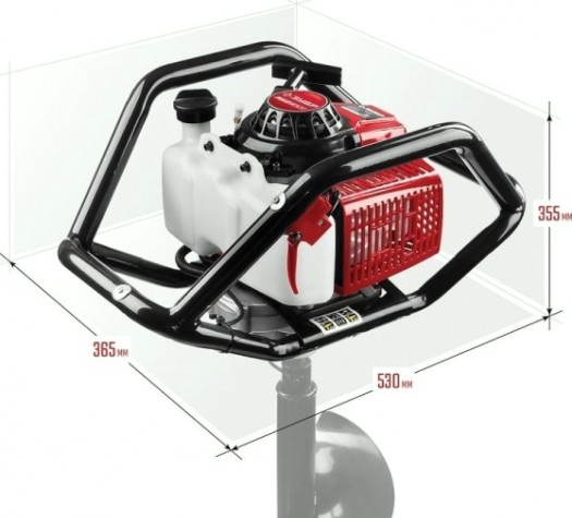 Бензобур ЗУБР МБ2-300