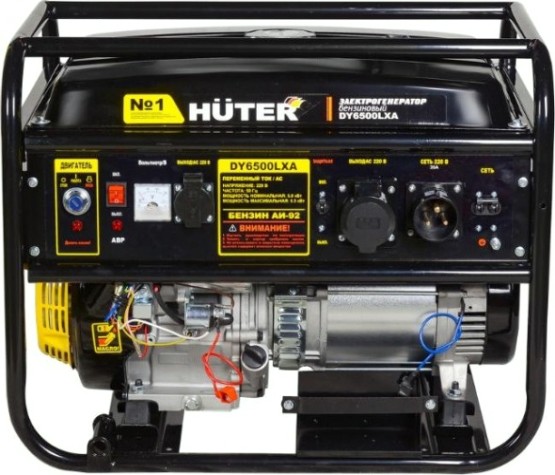 Бензогенератор HUTER DY 6500 LXA с блоком АВР [64/1/27]