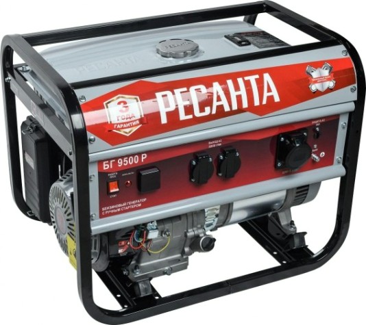 Бензогенератор Ресанта БГ 9500 Р [64/1/53]