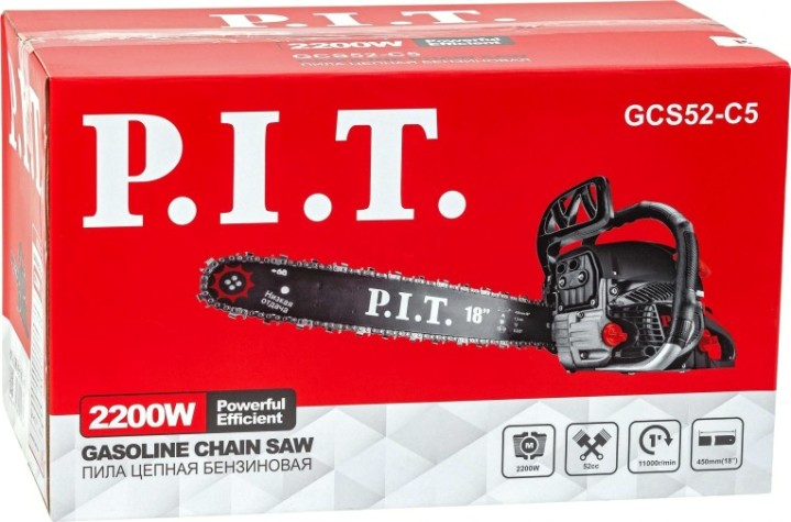 Бензопила P.i.t. GCS52-C5 мастер