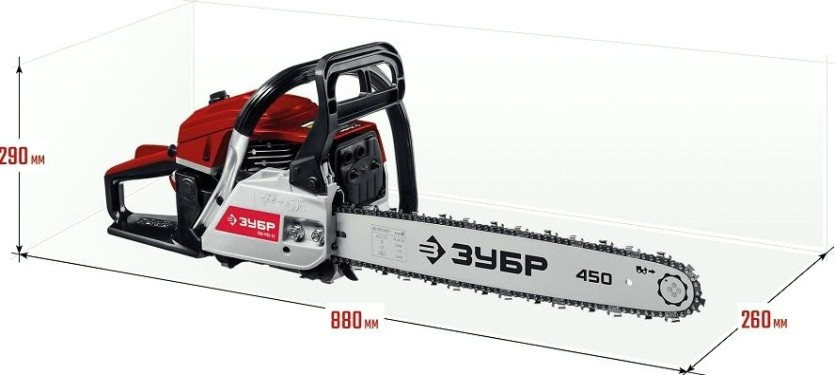 Бензопила ЗУБР ПБЦ-М52-45 Бензопила ЗУБР ПБЦ-М52-45