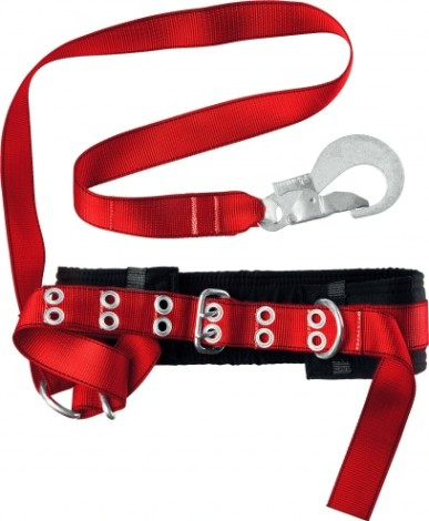Безлямочный предохранительный пояс ЗУБР Памир ленточный строп [11585]