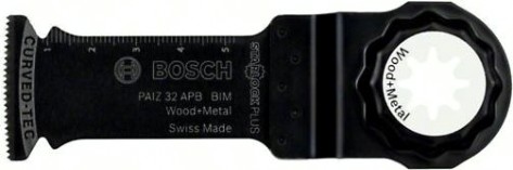 Биметаллическое погружное пильное полотно BOSCH 60 х 32 мм BIM PAIZ 32 APB Wood and Metal [2608662558]