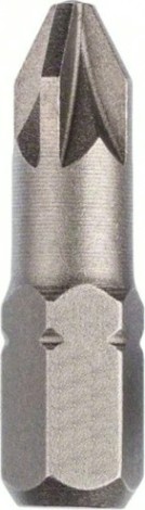 Бита для заворачивания Biber 84122 PZ2 25мм (10шт.) [тов-077030]