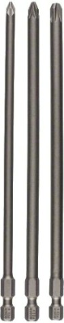 Бита для заворачивания BOSCH Extra Hard 152 мм PZ1/2/3 3шт [2607001762]