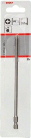 Бита для заворачивания BOSCH Extra Hard 152 мм PZ1 [2607001587]