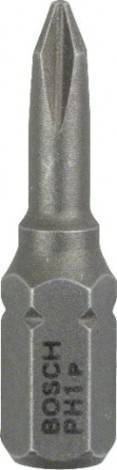 Бита для заворачивания BOSCH Extra Hard 25 мм PH1 3шт [2607001508]