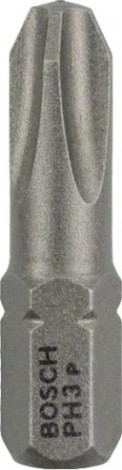 Бита для заворачивания BOSCH Extra Hard 25 мм PH3 3шт [2607001515]