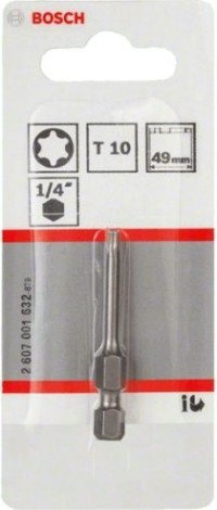 Бита для заворачивания BOSCH Extra Hard 49 мм T10 [2607001632]