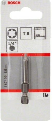 Бита для заворачивания BOSCH Extra Hard 49 мм T8 [2607001628]
