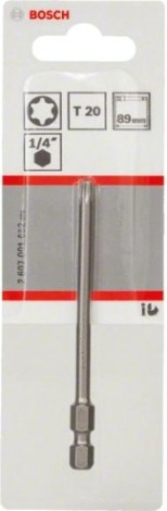 Бита для заворачивания BOSCH Extra Hard 89 мм T20 [2607001652]