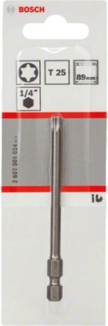 Бита для заворачивания BOSCH Extra Hard 89 мм T25 [2607001654]