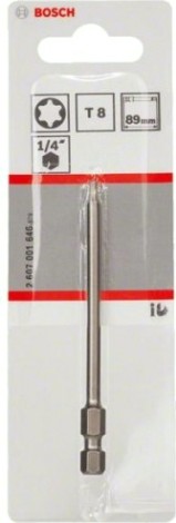 Бита для заворачивания BOSCH Extra Hard 89 мм T8 [2607001646]