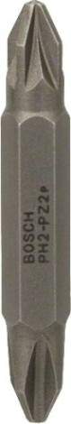 Бита для заворачивания BOSCH Extra Hard двусторонняя 45 мм PH2/PZ2 [2607001743]