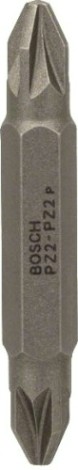 Бита для заворачивания BOSCH Extra Hard двусторонняя 45 мм PZ2/PZ2 [2607001742]