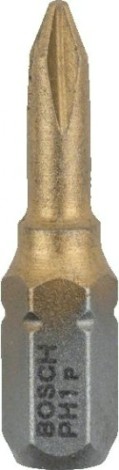 Бита для заворачивания BOSCH Max Grip 25 мм PH1 3шт [2607001544]