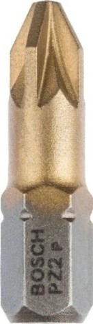 Бита для заворачивания BOSCH Max Grip 25 мм PZ2 3шт [2607001593]