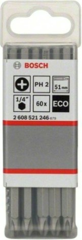 Бита для заворачивания BOSCH РH2х51 мм ECO [2608521246]