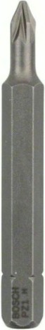 Бита для заворачивания BOSCH РZ1 х 51 мм Extra Hart (3шт) [2607001569]