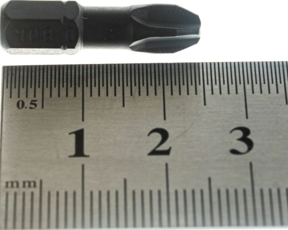 Бита для заворачивания D.BOR IMPACT Torsion PH3, 25 мм (10 шт.) [D03-DITAPH03025010]