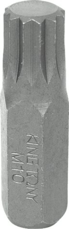 Бита для заворачивания KING TONY SPLINE M12, 10 мм, L - 36 мм 163612M [163612M]