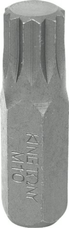 Бита для заворачивания KING TONY SPLINE M5, 10 мм, L - 80 мм 168005M [168005M]