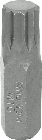 Бита для заворачивания KING TONY SPLINE M8, 10 мм, L - 36 мм 163608M [163608M]