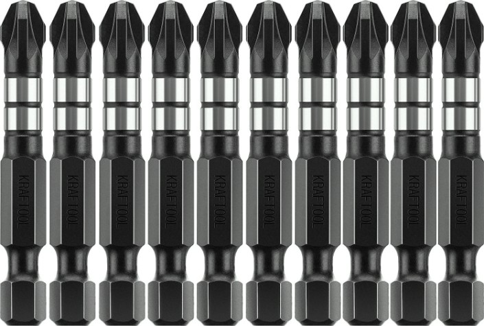 Бита для заворачивания KRAFTOOL Impact Pro PZ3 50мм, 10шт. [26193-3-50-S10]