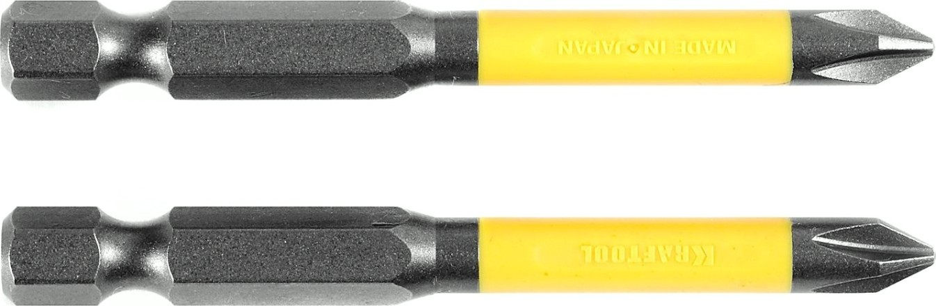 Бита для заворачивания KRAFTOOL INDUSTRIE PH1 торсионные, обточенные, 65мм, 2шт. [26101-1-65]