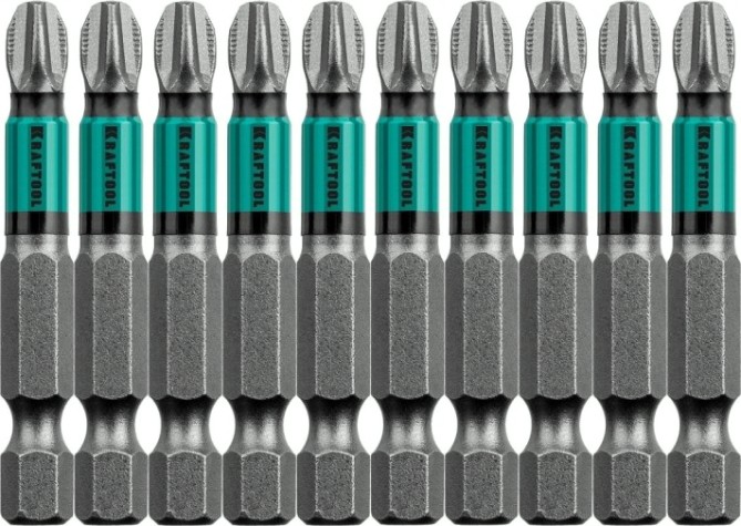 Бита для заворачивания KRAFTOOL Optimum Line PH3 50 мм, 10 шт. [26122-3-50-10]