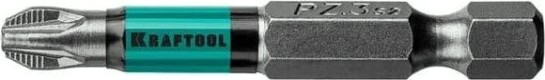 Бита для заворачивания KRAFTOOL Optimum Line PZ3 50 мм, 10 шт. [26124-3-50-10]