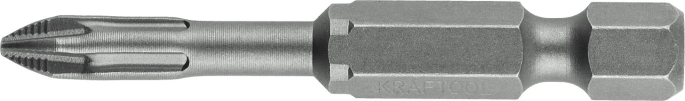 Бита для заворачивания KRAFTOOL X-DRIVE PH1 торсионные кованые, обточенные, 50мм, 2шт. [26121-1-50-2]