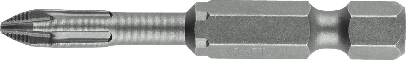 Бита для заворачивания KRAFTOOL X-DRIVE PH3 торсионные кованые, обточенные, 50мм, 2шт. [26121-3-50-2]