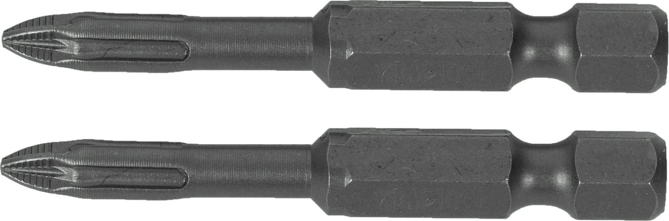 Бита для заворачивания KRAFTOOL X-DRIVE PZ2 торсионные кованые, обточенные, 50мм, 2шт. [26123-2-50-2]