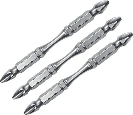 Бита для заворачивания MAKITA B-20703 двустороняя Silver Torsion PH2, 65 мм, E-form (MZ)