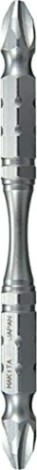 Бита для заворачивания MAKITA B-20719 двустороняя Silver Torsion PZ2, 65 мм, E-form (MZ)