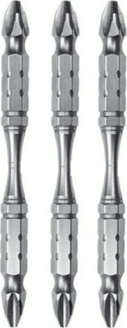 Бита для заворачивания MAKITA B-20731 двустороняя Silver Torsion PZ3, 85 мм, E-form (MZ)