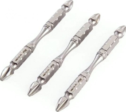 Бита для заворачивания MAKITA B-21886 двусторонняя Silver Torsion PH3, 85 мм, E-form (MZ