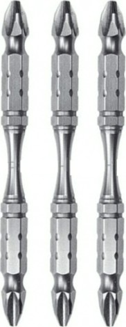 Бита для заворачивания MAKITA B-21917 двустороняя Silver Torsion PZ1, 85 мм, E-form (MZ)