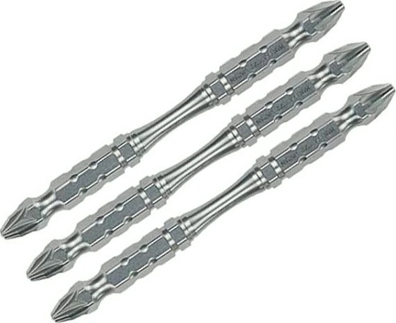 Бита для заворачивания MAKITA B-21923 двустороняя Silver Torsion PZ1, 110 мм, E-form (MZ