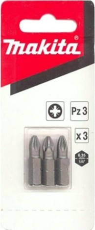 Бита для заворачивания MAKITA B-23503 PZ3, 25 мм, C-form, 3 шт.