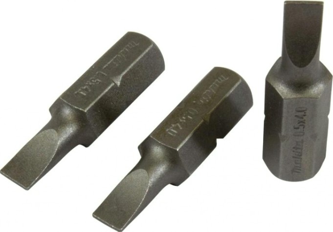 Бита для заворачивания MAKITA B-23519 SL 0.5x4.0, 25 мм, 3 шт.