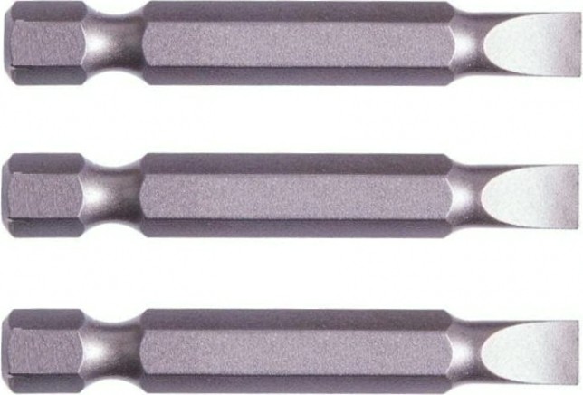 Бита для заворачивания MAKITA B-25286 SL0.5x4, 50 мм, E-form (MZ), 3 шт.