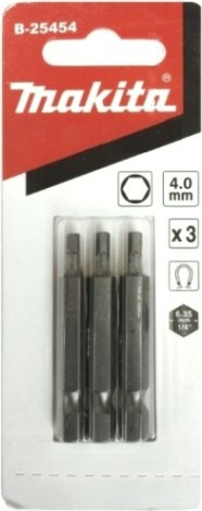 Бита для заворачивания MAKITA B-25454 HEX4.0, 50 мм, E-form (MZ), 3 шт.