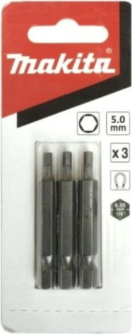 Бита для заворачивания MAKITA B-25460 HEX5.0, 50 мм, E-form (MZ), 3 шт.