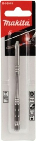 Бита для заворачивания MAKITA B-56948 Silver Torsion Slim PH2, 100 мм, E-form (MZ)