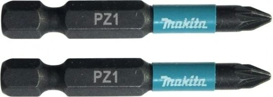 Бита для заворачивания MAKITA B-63747 Impact PZ1, 50 мм, Е-form (MZ), 2 шт.