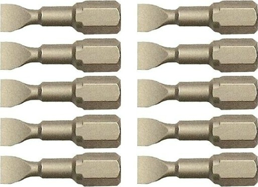 Бита для заворачивания MAKITA P-06242 SL1.6x8.0, 25 мм, E-form (MZ), 10 шт.